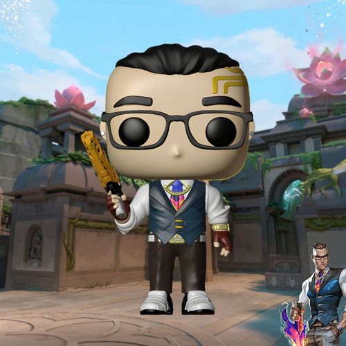Chamber Valorant Estilo Funko Pop Com Base +caixa !!