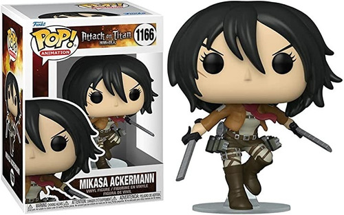 Funko Pop Attack On Titan Mikasa Ackerman Con Espadas