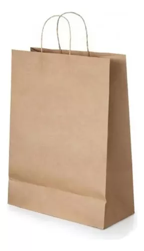 Bolsa de Papel Kraft Blanco al por mayor de 41x30x12 (cm)