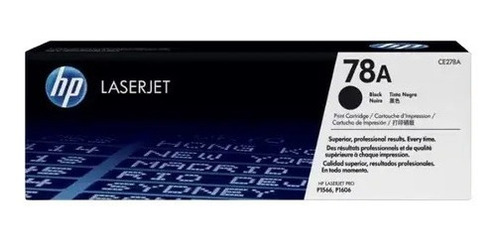 Toner Hp Ce278a  Laserjet Black Print Cartridge