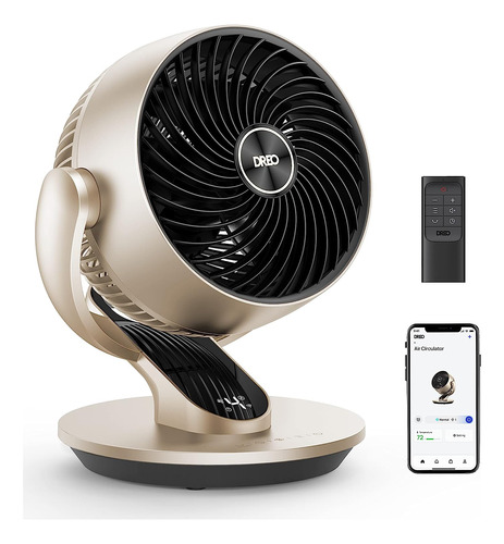 Ventilador De Escritorio Inteligente Dreo Para Dormitorio, P