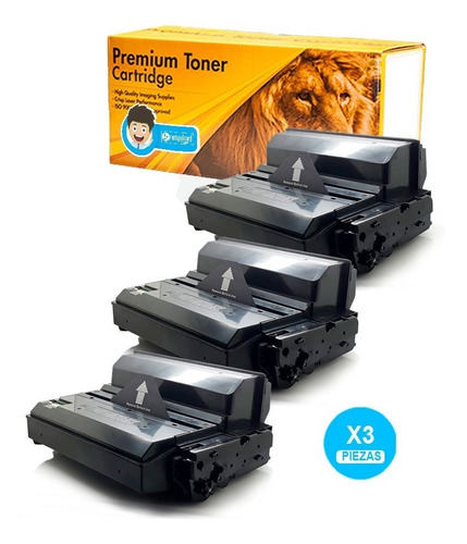 3pcs. Toner Mlt-d 203u 3320 3370 3820 15k Calidad Premium