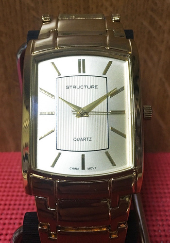 Reloj De Hombre Structure Dorado