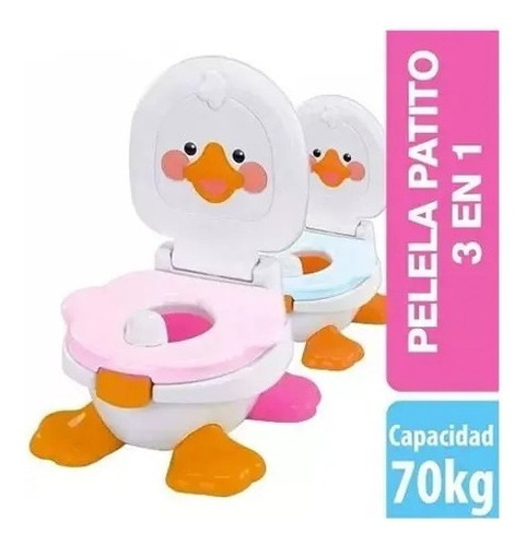 Pelela Bebe Pato 3 En 1  Water Para Niños Oferta Mli