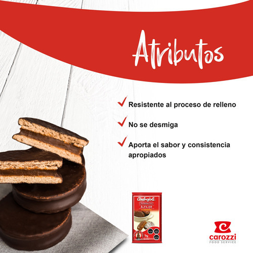 Pack 10 - Ambrosoli Cobertura Alfajor 1kg