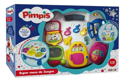 Juguete Super Mesa De Juegos Didactica Para Bebe Kreker