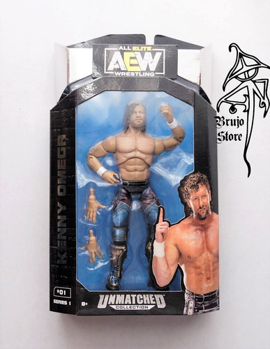 Wwe Aew Elite Unmatched Figura Kenny Omega 17cm Brujostore