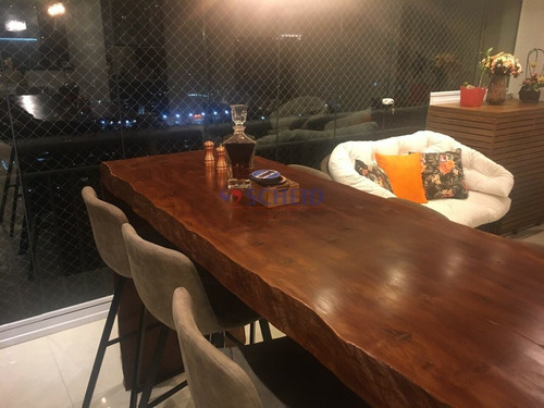 Imagem 7 de 15 de Maravilhoso Apt, Repleto Armários, 3 Dormit, Suite, 2 Vagas,varanda C/churrasqueira. - Mr79413