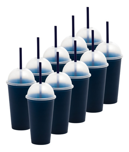 Bolos Para Fiesta Infantil Paquete 15 Vasos Dulceros Color Azul marino