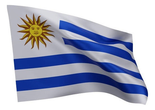 Bandera Uruguay 1.5m X 0.90m 