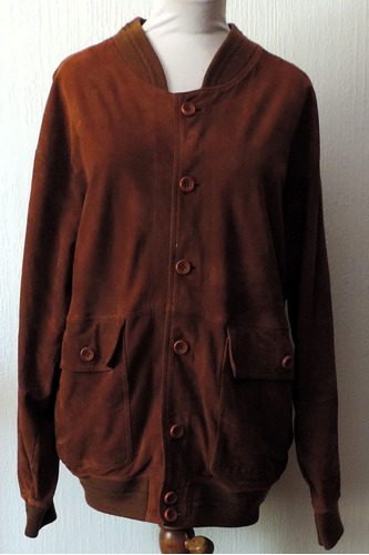 Chaqueta Gamuza Café