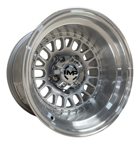 4 Rines Silver Machined Lip 15 5x127 Jeep, Cherokee