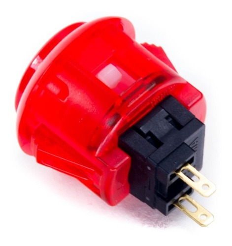 Imagen 2 de 6 de Boton Pulsador Arcade Tipo Sanwa 30mm Transparente