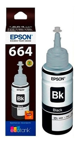 Tinta Original Epson Negra T664120 70ml