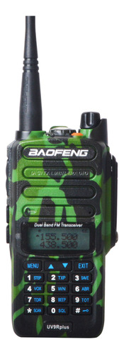 Radio Baofeng Uv9r Plus Dual Band Vhf Uhf 8w Verde Camuflado