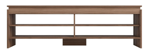 Mueble Mesa De Tv Con 4 Estantes, Estilo Moderno, De Madera Color Marrón