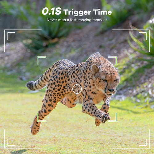 Deatti Trail Camera Wifi 48mp 4k Game Camera Con 8 Pilas Y T