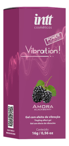 Gel De Massagem Beijável Vibration Amora Power Intt