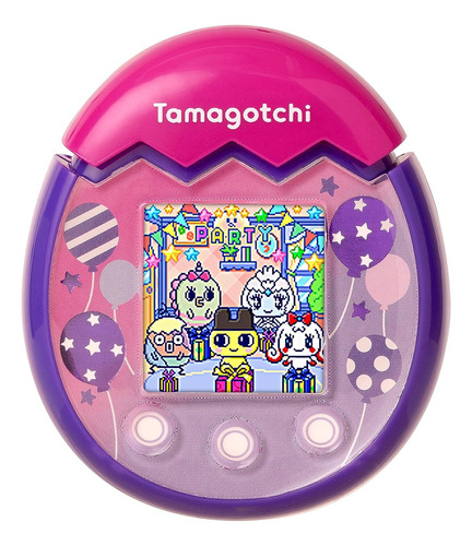 Tamagotchi Pix - Fiesta (balloons), Globos (púrpura) Nuevo 