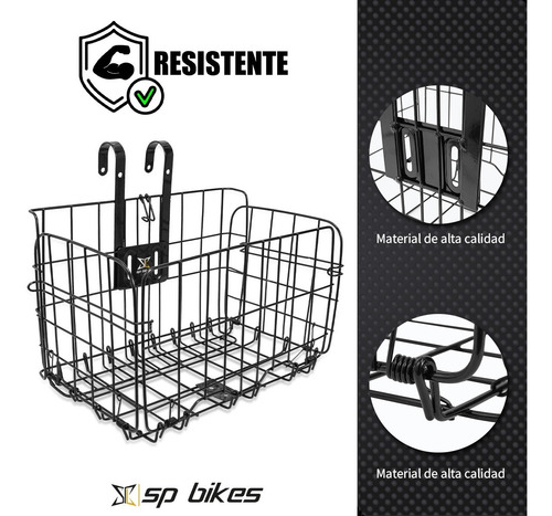 Canasta Canastilla Removible Bicicleta Universal Sp Bikes