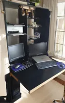 Comprar Escritorio Computadoras Plegable Con Estanteria Mas Silla