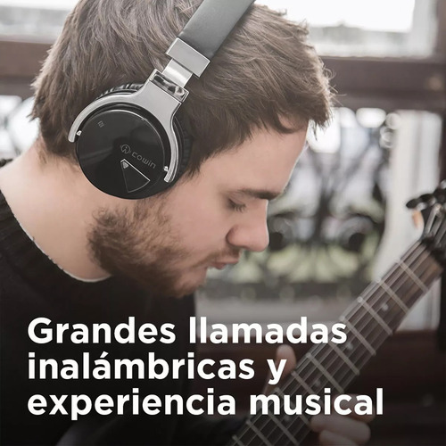 Audífonos Inalámbricos Bluetooth E7 Anc Con Micrófono Negro