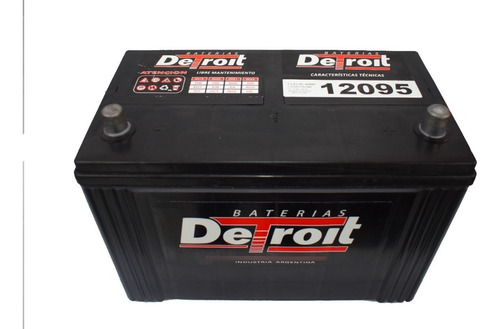 Bateria Detroit 4x4 12v 90ah P/ Dodge Ram 2500 Kia Carnival