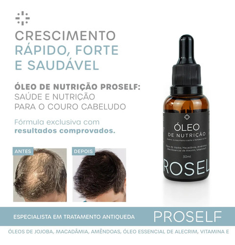 Tônico Capilar Natural Proself Vegano Crescimento E Volume