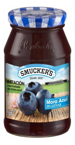 Mermelada Sin Azucar De Mora Azul Smuckers 365gr