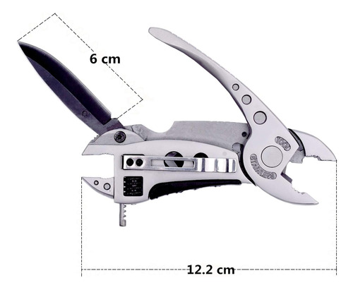 Llave De Acero Inoxidable Multifunción Y Allen, Destornillad