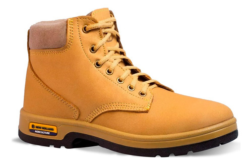 Bota New Holland Amarilla Con Cordones Js Ltda