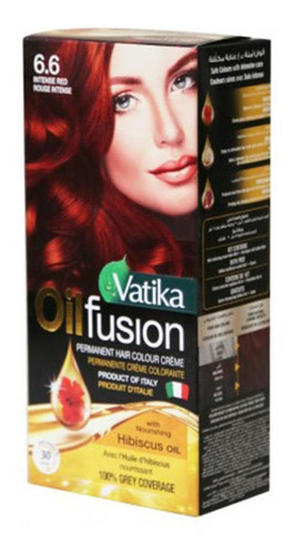 Vatika Tintura Oil Fusión Rojo Intenso (6.6) 40ml