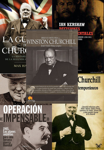 Colección Única De 5 Libros Sobre Winston Churchill