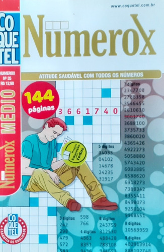 Kit Coquetel Numerox, Cruzadox, Dominox Nivel Médio