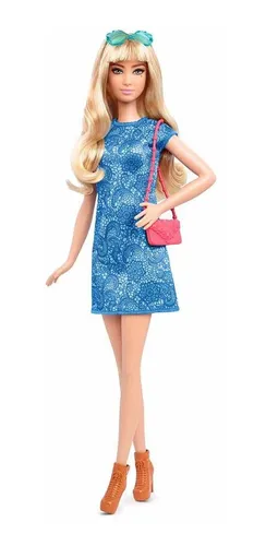 Barbie Fashionistas 43 Lacey Blue Doll Fashion Tall