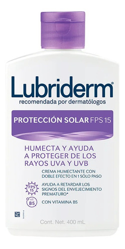  Crema Corporal Proteccion Solar Lubriderm 400