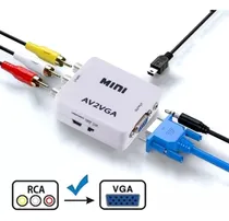 Comprar Convertidor Rca A Vga O Vga A Rca (av2 Vga) (vga A Av2 1080p