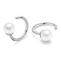 Comprar Aretes De Aro De Plata Con Forma De Bola Para Mujeres