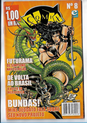 Comix Ed 8 Futurama Mike Deodato Revista 24 Páginas 