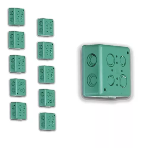 Argos Eléctrica - Caja de registro con tapa color verde de