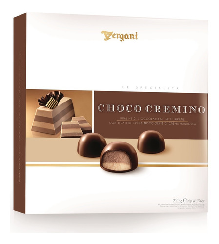 Choco Cremino Bombones C/ Almendra Y Avellana Estuche 220gr