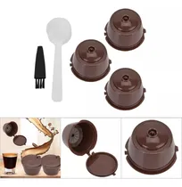 Comprar Capsulas Reutilizables Maquinas Dolce Gusto Café X3 + Regalo