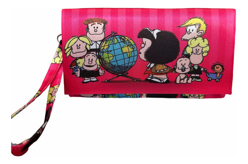 Cartera De Mafalda Y Amigos Quino Bolsa Bolso