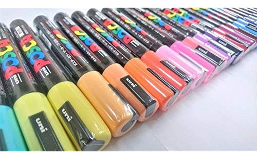 Uni Posca Paint Marker Pen, Punto Medio (pc5m), Juego De 29