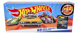 Hot Wheels Caja De 60 Unidades Originales Mattel + Obsequio