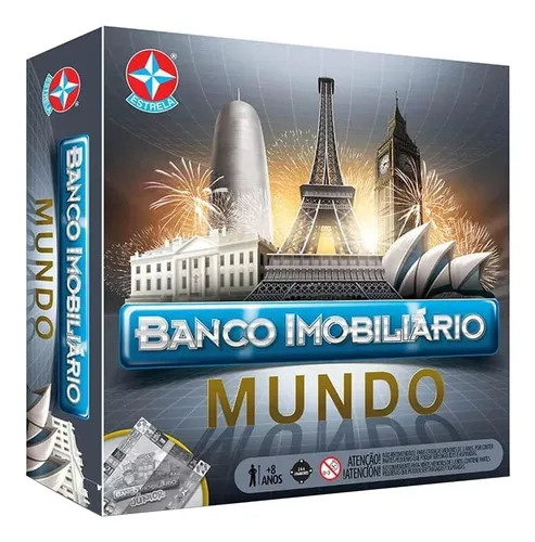 Jogo de Tabuleiro - Banco Imobiliário Cósmico - 6 Jogadores - Estrela -  Lista Kids Todo Cartoes