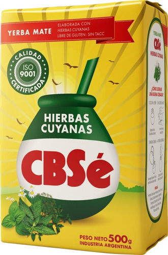 Yerba Mate Cbsé Hierbas Cuyanas Pack 5 X 500 G