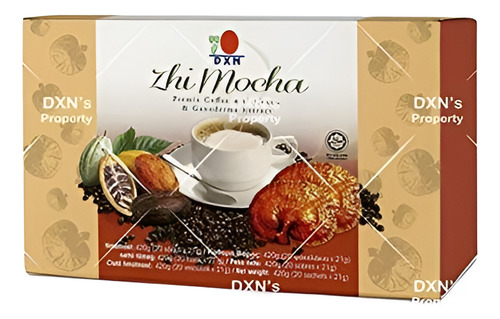 Café Soluble Dxn Saludable Cappuccino Mocha 350g Bolsa 20u