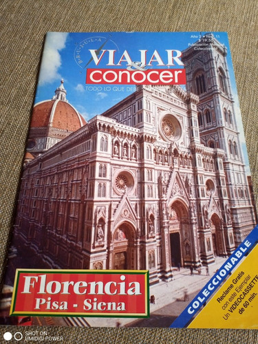 Revista Viajar Y Conocer. Florencia: Pisa - Siena Nº 11 (Usado)