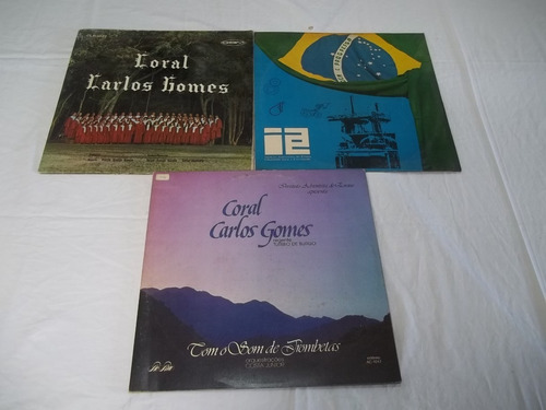 Lp Vinil - Coral Carlos Gomes - 3 Discos